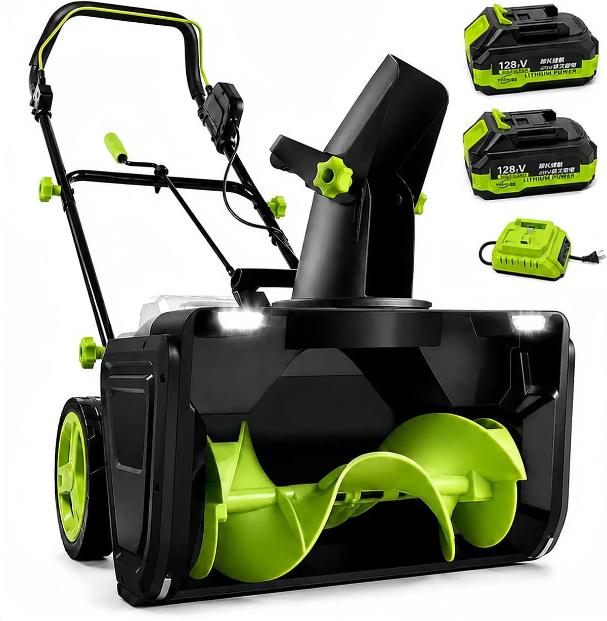 Batteria, Motore, 3500 W, 40 V, Turbina da Neve a Batteria 40V Motore Brushless 3500W Camino 180°
