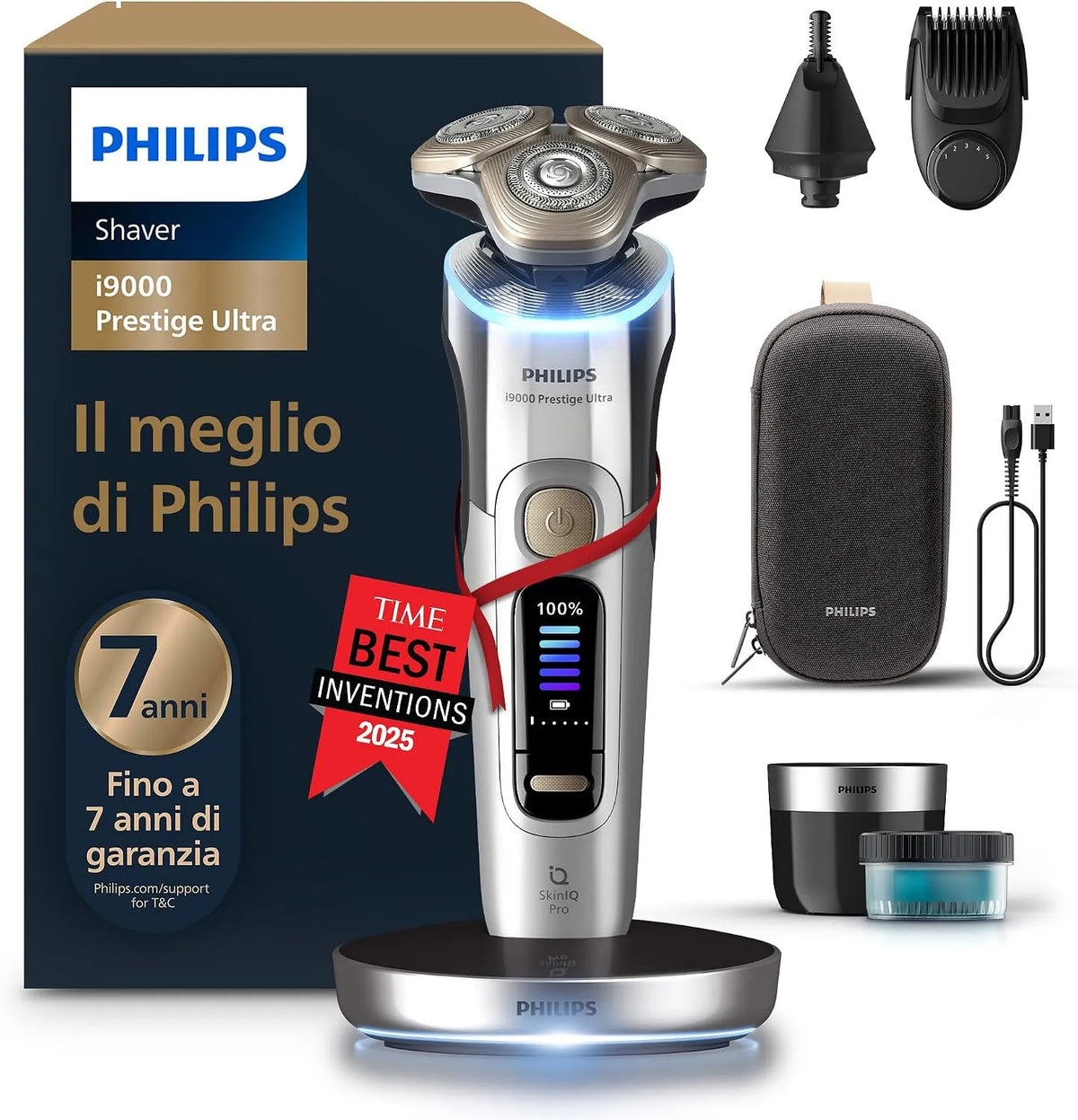 Philips i9000 XP9404/38 rasoio, pannello IPS, Shaver i9000 Prestige Ultra