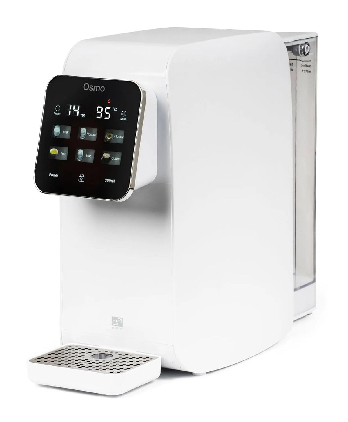 G21 touch screen, Impianto ad osmosi inversa Osmo, per sicurezza per bambini, 2200 W, 6 livelli di temperatura da 25 °C a 95 °C, filtraggio perfetto