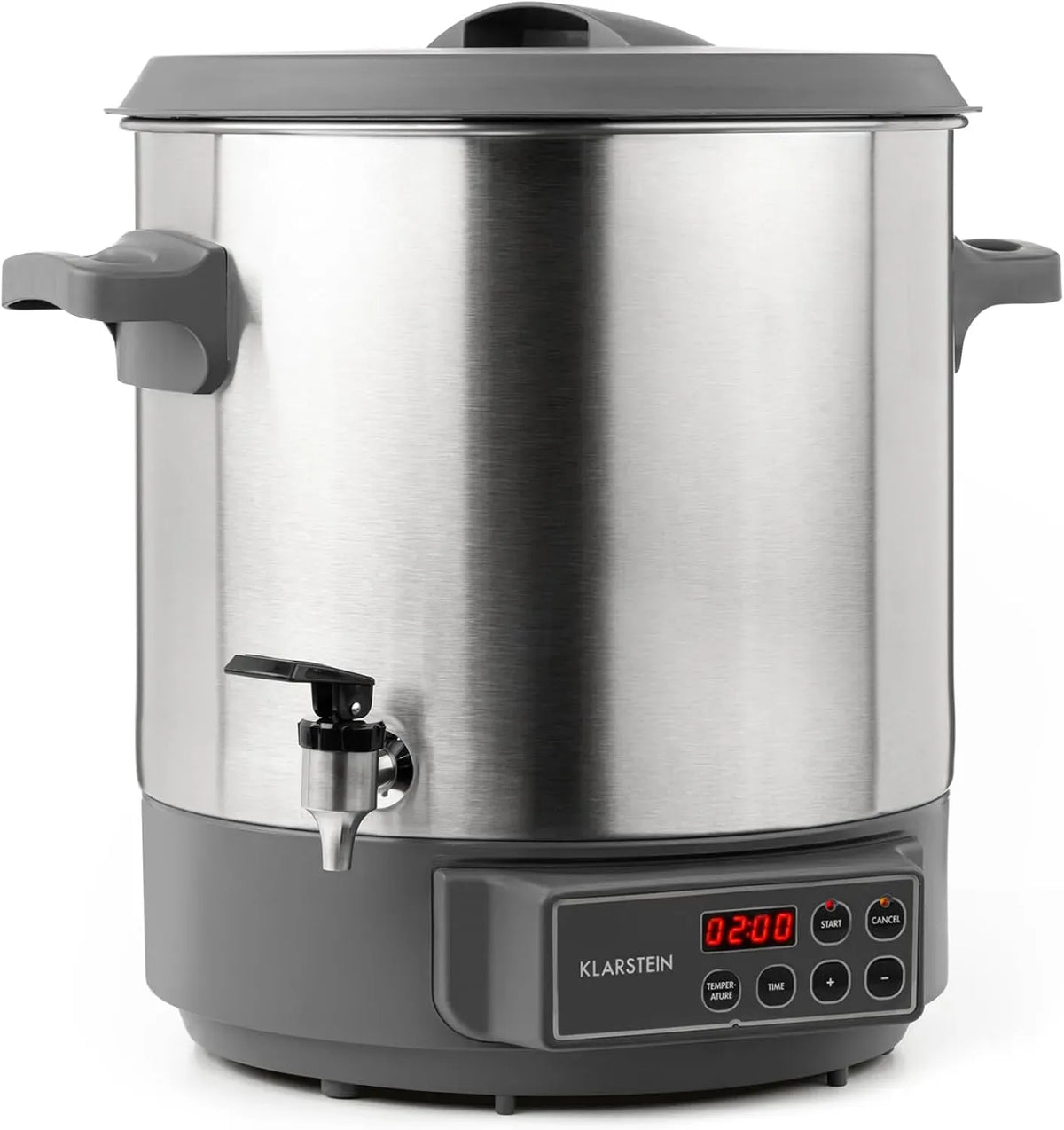 Klarstein Sterilizzatore, dispenser, sterilizzatore elettrico, 27 L, 1800 W, 30 a 100 °C, timer, mantieni caldo, acciaio inox, funzione riscaldante
