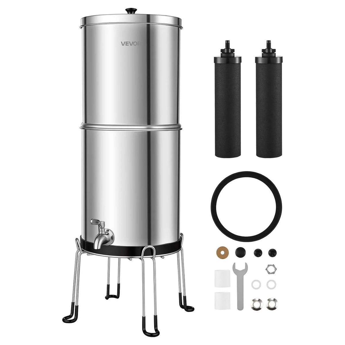 VEVOR Rubinetto da cucina, 8,52 L, acciaio inox