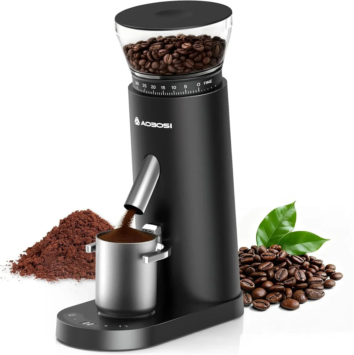 Macina Caffè, Senza Fili e Portatile, 60 Livelli di Macinatura
