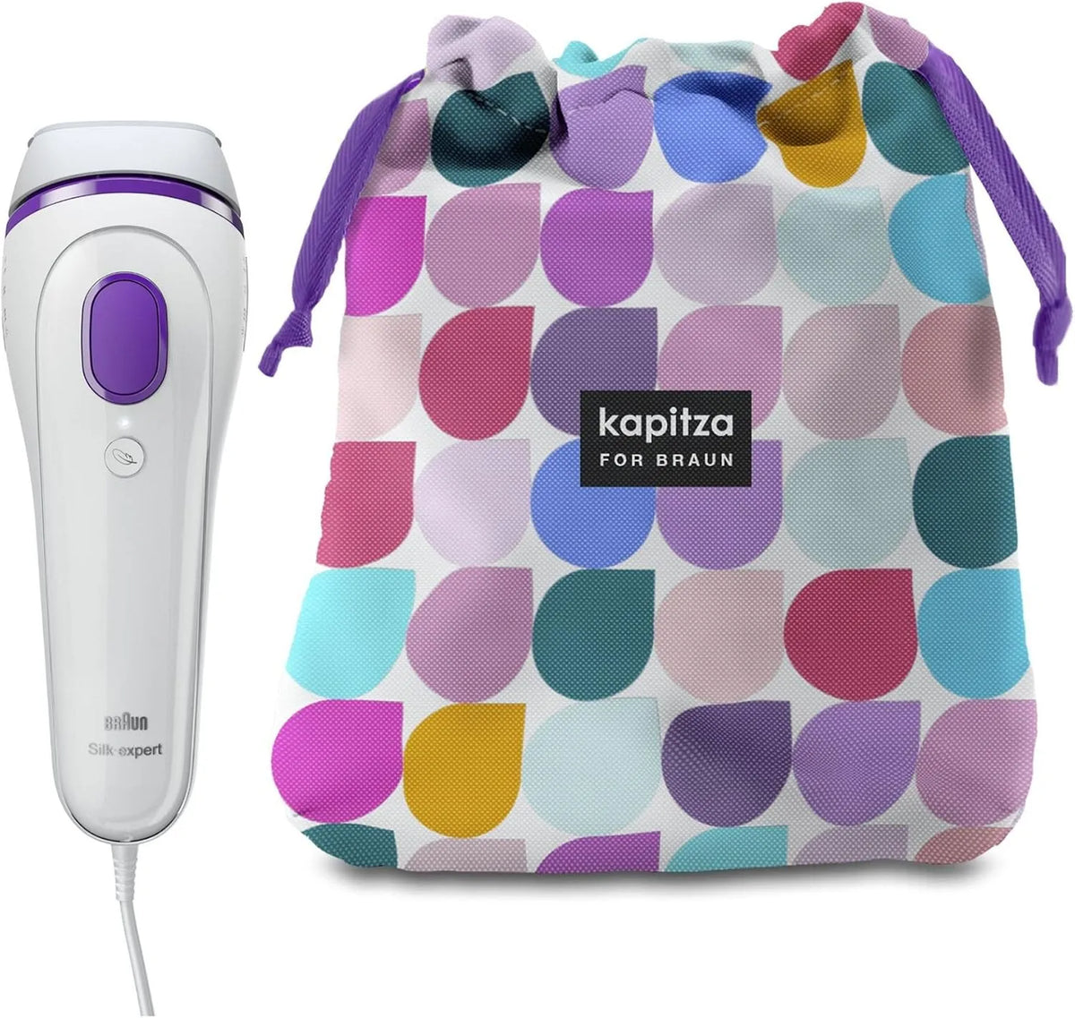 Braun BD 3006 epilatore elettrico, Borsa, bianco, Casa con Borsa Kapitza