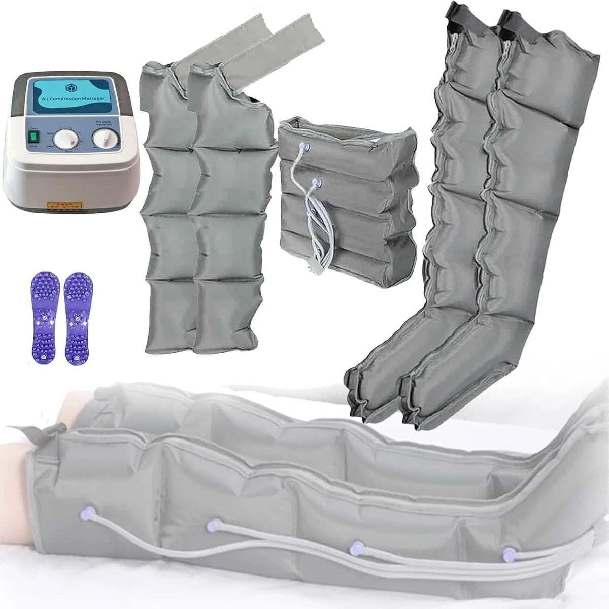 Pressoterapia, Massaggiatore, dispositivo pressoterapia per gambe, professionale