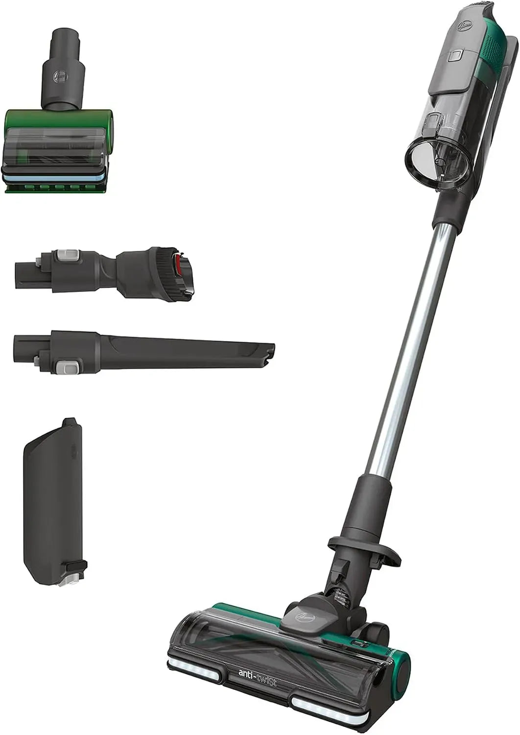 Hoover HF9 Aspirapolvere, verde, Autonomia 60 Minuti, Garanzia 5 Anni