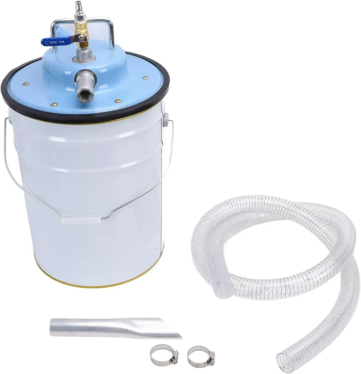 Aspirapolvere, 20 L, industriale, aspiratore elettrico domestico, Aspirapolvere Pneumatico per Liquidi e Solidi da 20 L
