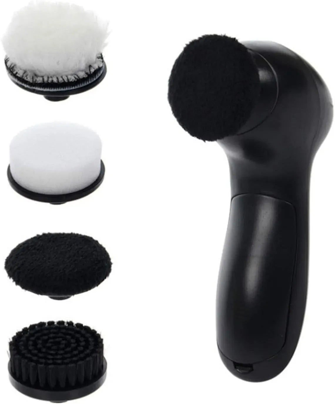 Lucidascarpe, Spazzola, Pulitore, macchina elettrica lustrascarpe, portatile, nero, per la Cura di Scarpe