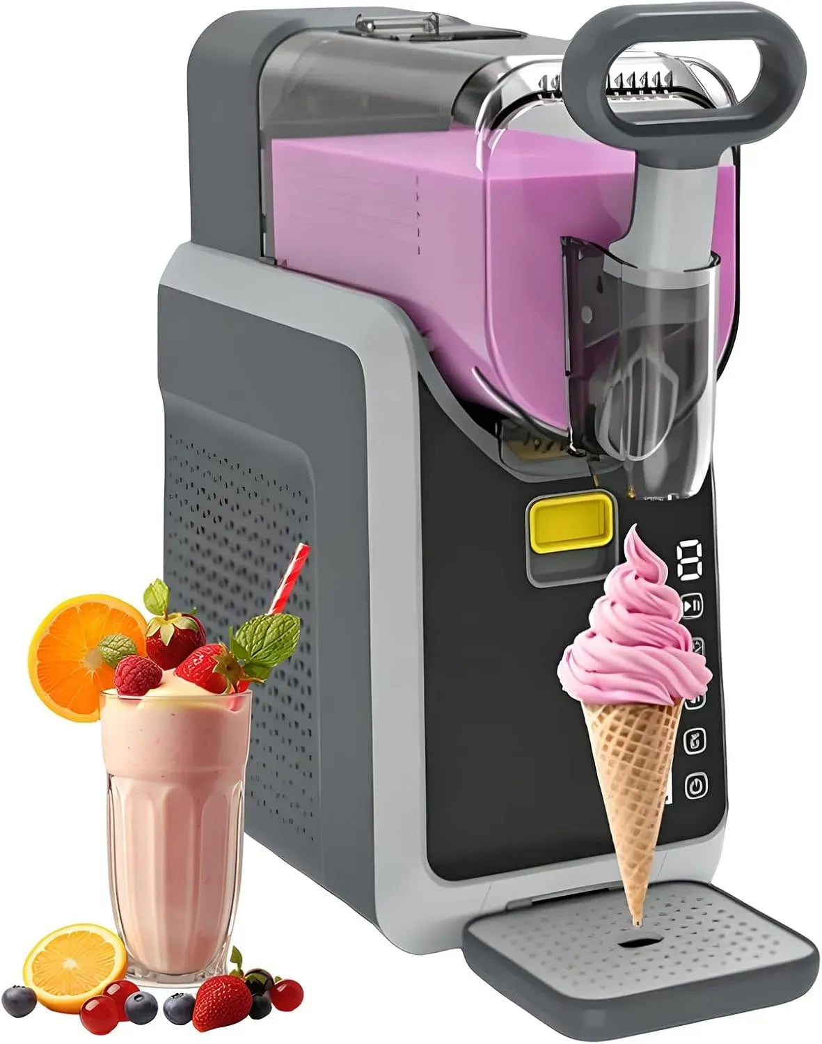 Macchina per Granite, Macchina per Bevande, 2 L, 5 programmi, professionale, per Granite Commerciale per Uso Domestico