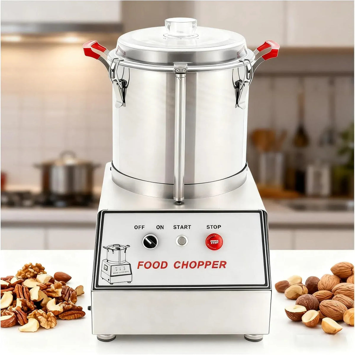 Robot da cucina L/7 L/10, 15 L, professionale, acciaio inox, Cereali 5L