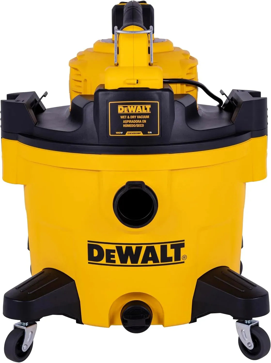 DeWalt DXV234P Aspirapolvere, 34 L, 1080 W, ampio serbatoio, professionale