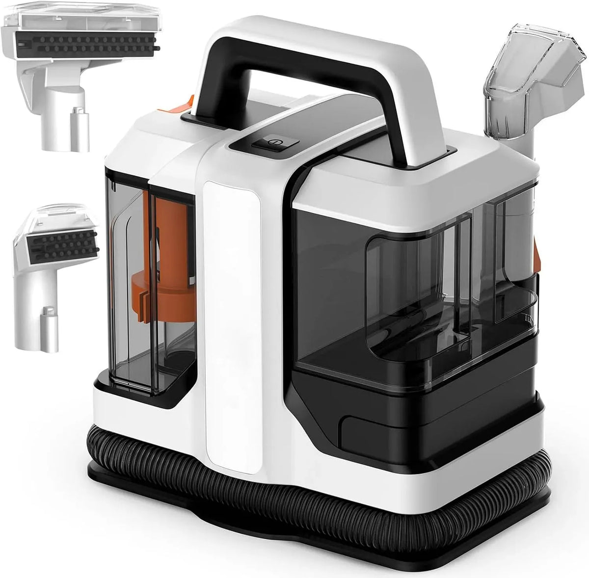 lavatrice per tappeti e tessuti, Pulitore, 750 W, 1080 ML, portatile, ampio serbatoio, per macchie di divano