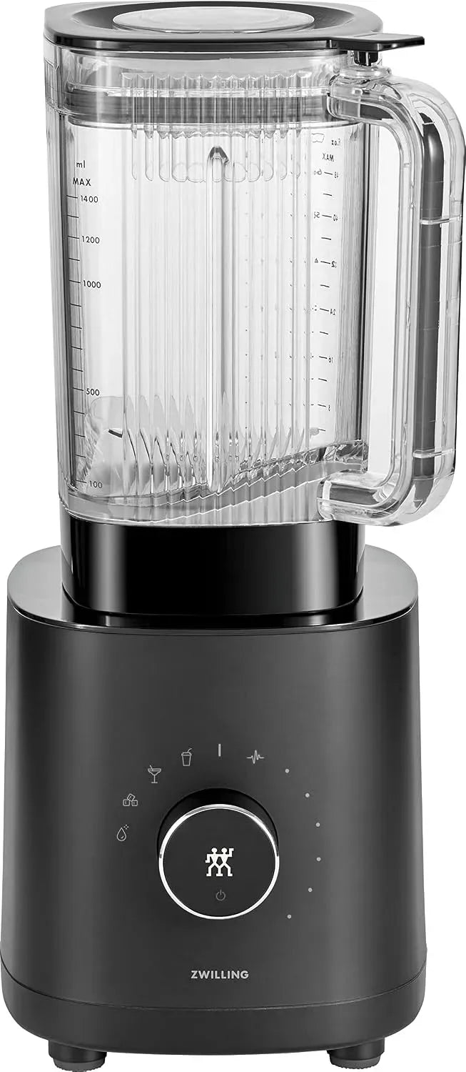 Frullatore, 1,4 L, 1200 W, ZWILLING ENFINIGY, acciaio inox, nero