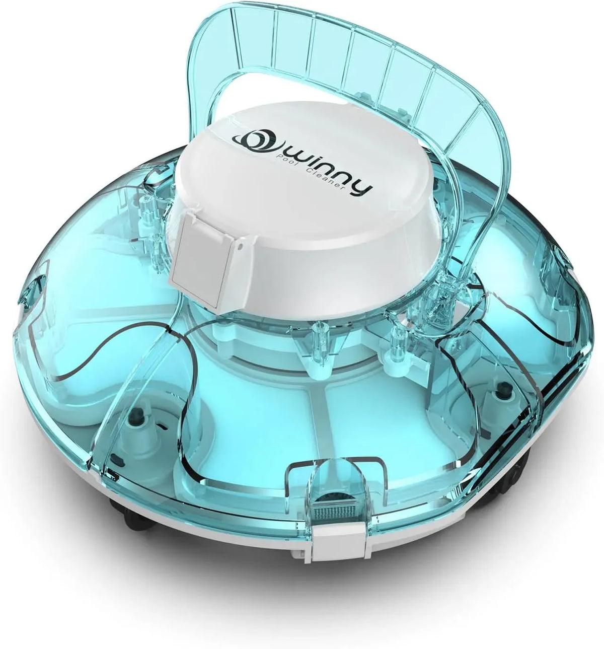 POOL CLEANER, Batteria, Robot, robot pulitore per piscina, 60 m, senza fili, bianco, per Piscine Fuori Terra 60 m², WINNY POOL
