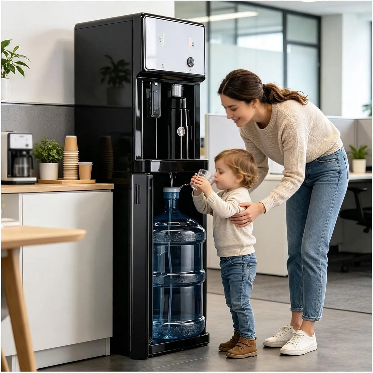 Dispenser, professionale, Ufficio, Refrigeratore Acqua 3 Temperature
