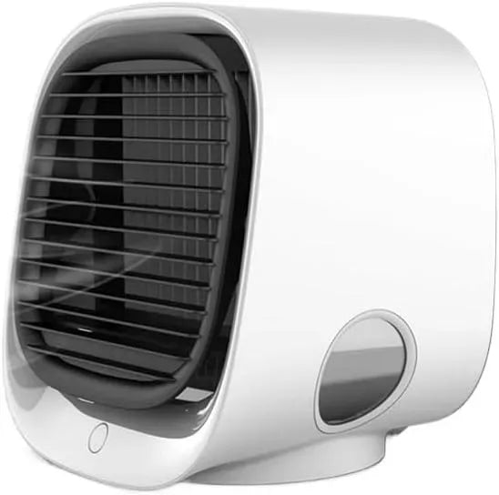 Ventilatore, portatile, bianco, ventola per circolazione dell'aria, Ventilatore Portatile Moderno per raffrescamento dell'Aria Bianco*4