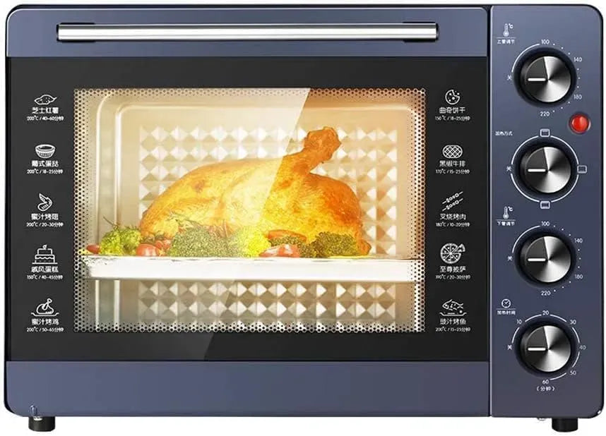 Forno elettrico, 32 L, timer, nero, forno da cucina, funzione riscaldante