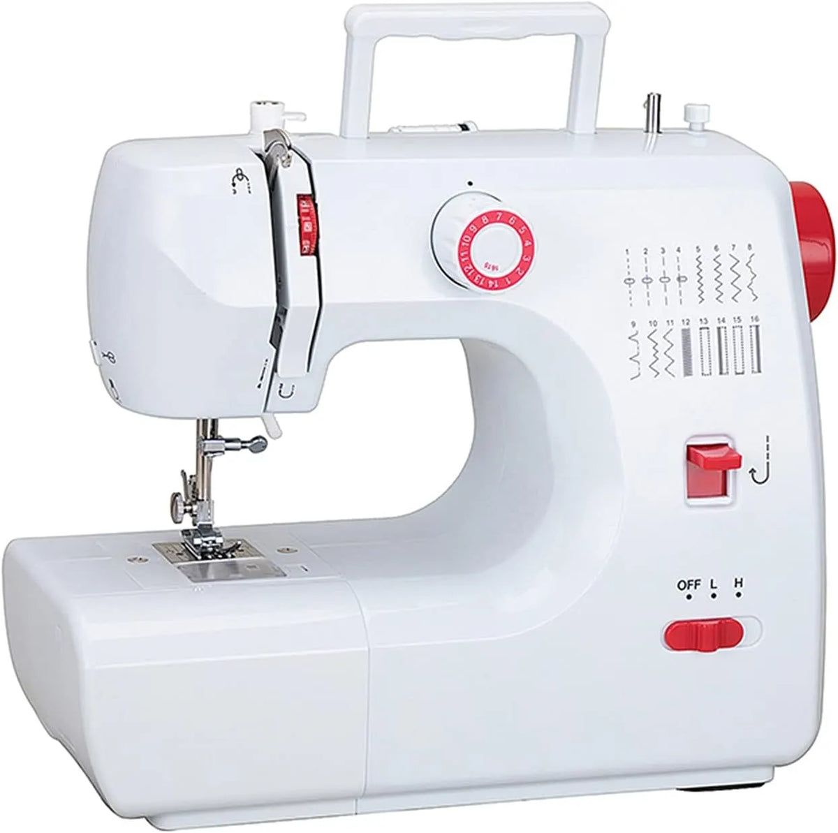 A 16 Macchina da Cucire, macchina per cucito elettrica, portatile, per La Riparazione Dell'artigianato Domestico
