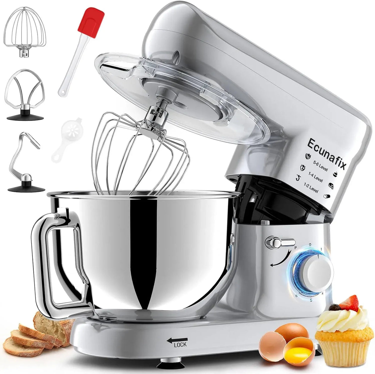 Robot da cucina, 6,5 L, 1500 W, professionale