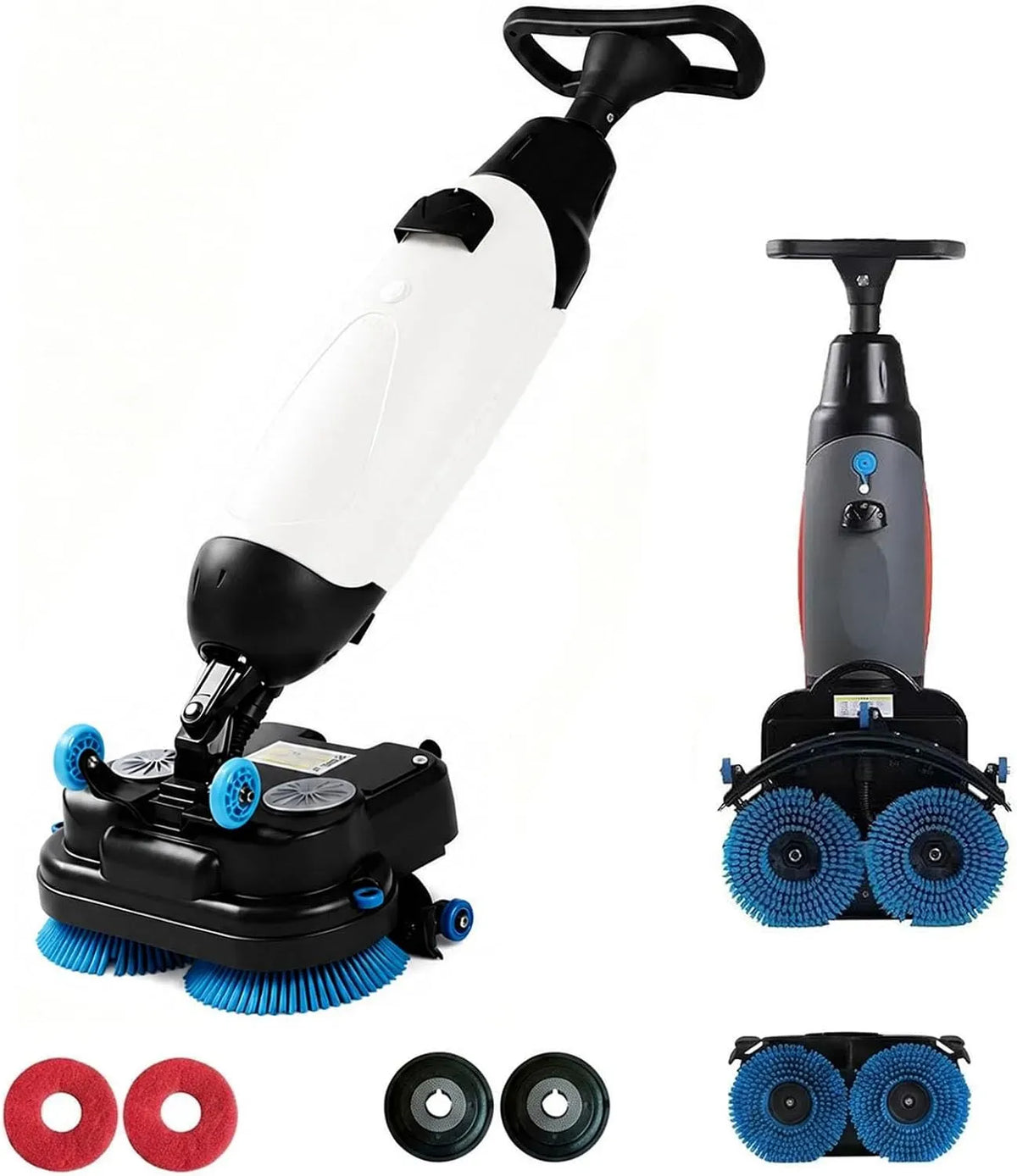 Lavasciuga, 500 W, lavatrice/asciugatrice, industriale, professionale, bianco, Tergipavimento 450mm per Pavimenti Industriali, Lunga Autonomia
