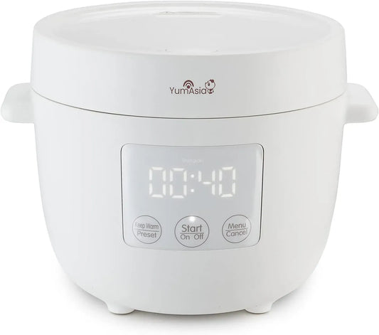 220-240V multicooker, cuociriso, pentola elettrica multifunzione, multicooker elettrico, cuociriso elettrico, 0,45 L, 5 programmi, 240 V, 5 tazze