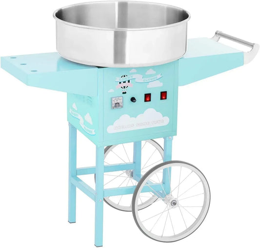 Candy RCZK-1200-BG Macchina per Zucchero, Floss Maker, Carrello, macchina zucchero filato, 52 cm, 1.200 W, ristorazione, acciaio inox