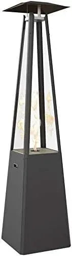 Stufa da terrazza a gas 216,3 x 50,1 x 50,1 cm nero Ecodesign 12 kW