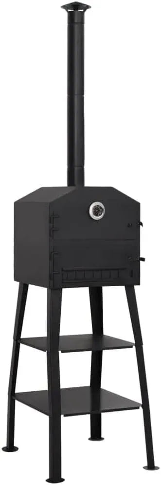 Forno elettrico per pizza, esterno, forno da cucina, vidaXL Forno per Pizza da Esterno a Carbone con 2 Pietre Refrattarie