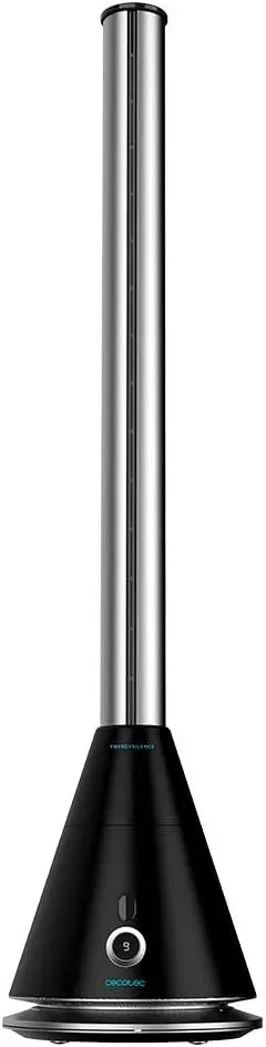 Cecotec Ventilatore, 38 pollici, 26 W, timer, silenzioso, nero, 96 cm, 9 Velocità