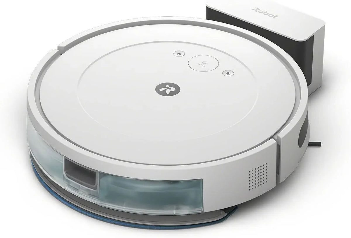 Robot aspirapolvere, bianco, Controllabile Tramite App, Sistema di Pulizia a 4 fasi