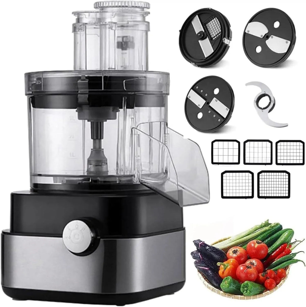 Frullatore, 600 W, professionale, mixer da cucina, Tritatutto elettrico per trasformatori alimentari