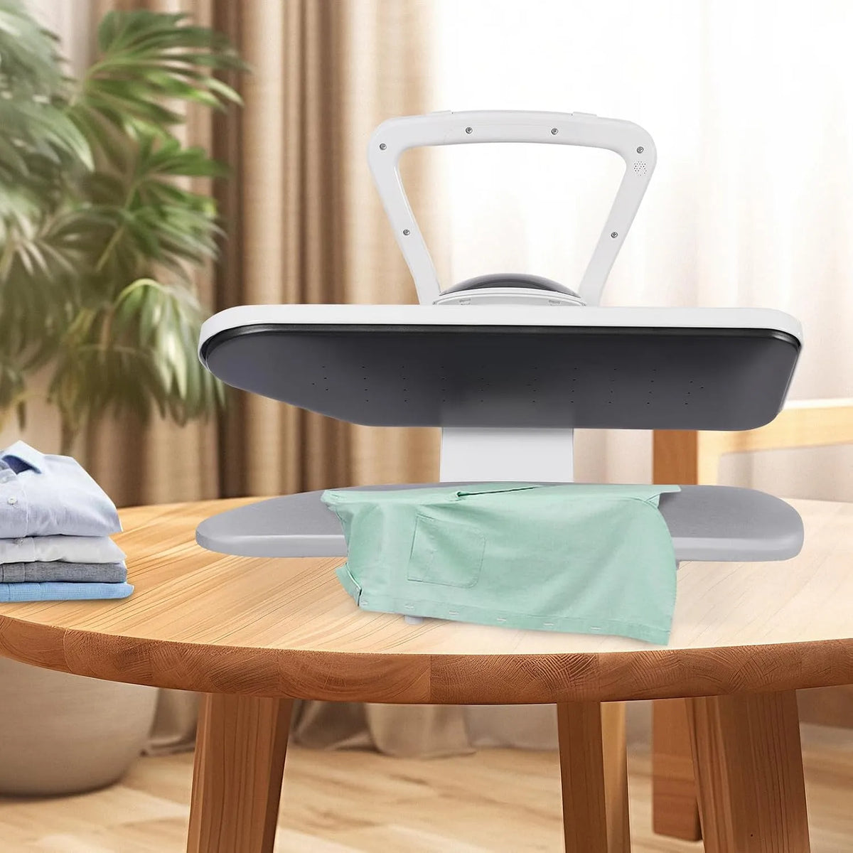 macchina da stiro, Pressa, ferro da stiro elettrico, 1 L, 2200 W, portatile, touch, ampio serbatoio, vapore, professionale, funzione riscaldante