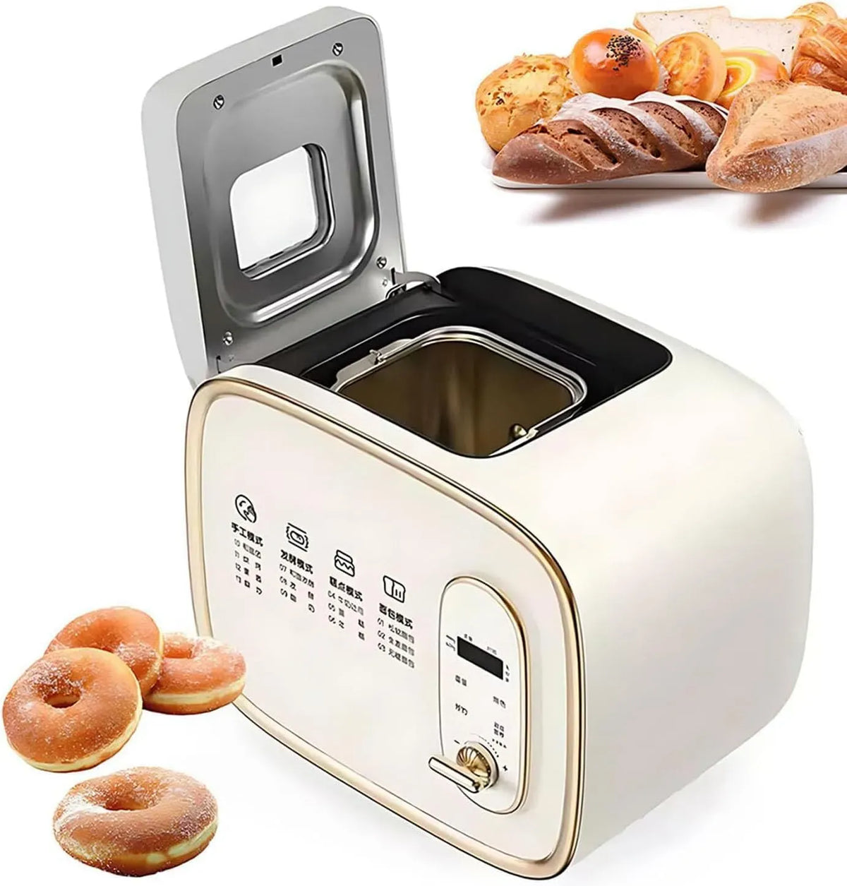 Macchina per il pane, panificatrice, timer, mantieni caldo, timer da 15 ore