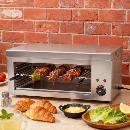 Forno elettrico, 30 L, 2000 W, 50 a 300 °C, compatto, 2 zone di temperatura