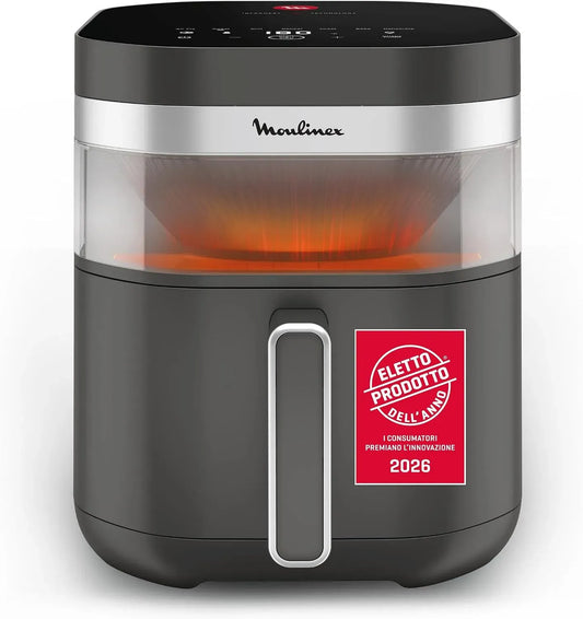 Moulinex EZ832H Friggitrice ad aria, 7 L, grigio