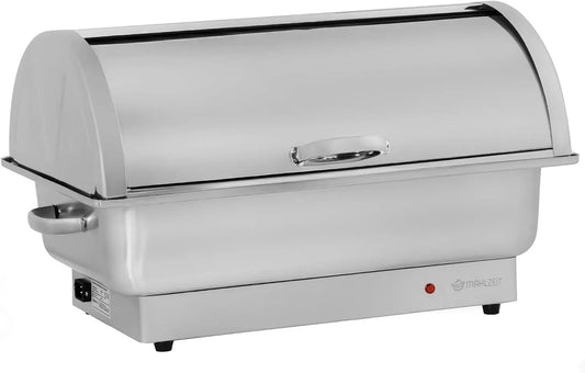 Scaldavivande da buffet GN 1, acciaio inox, Mahlzeit Chafing Dish elettrico in acciaio inox con /1