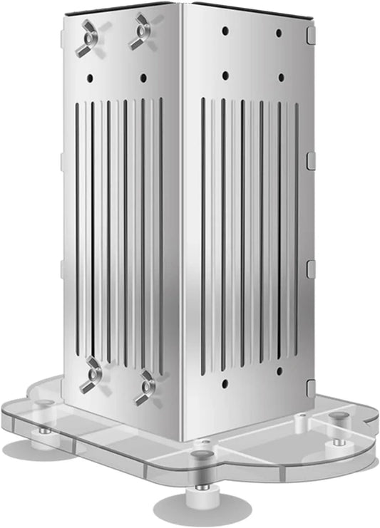 macchina per spiedino, Kebab Maker, libera installazione, acciaio inox, per spiedino di carne in acciaio inossidabile a 49 fori