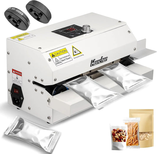 aluminio e carta kraft dotato di ruota a pressione, Hanchen saldatrice stagnola per sacchetti di plastica