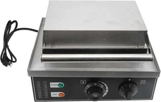 Macchina per ciambelle, 1500 W, 12 cavità, 220 V, donut maker, TOPINCN, timer, professionale, rivestimento antiaderente, acciaio inox