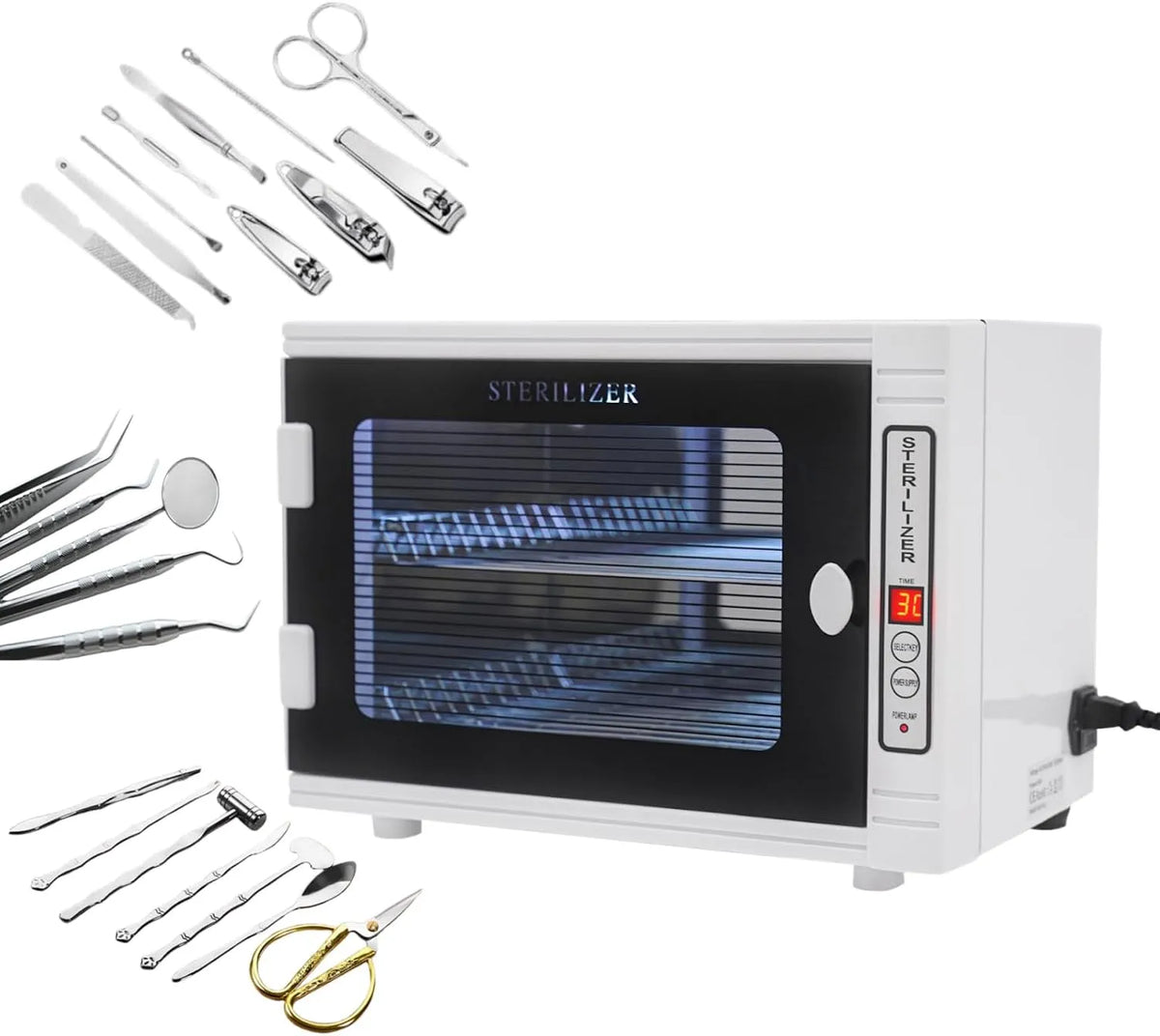 sterilizzatore, Armadio, sterilizzatore elettrico, timer, trasporto di insulina e farmaci, per manicure