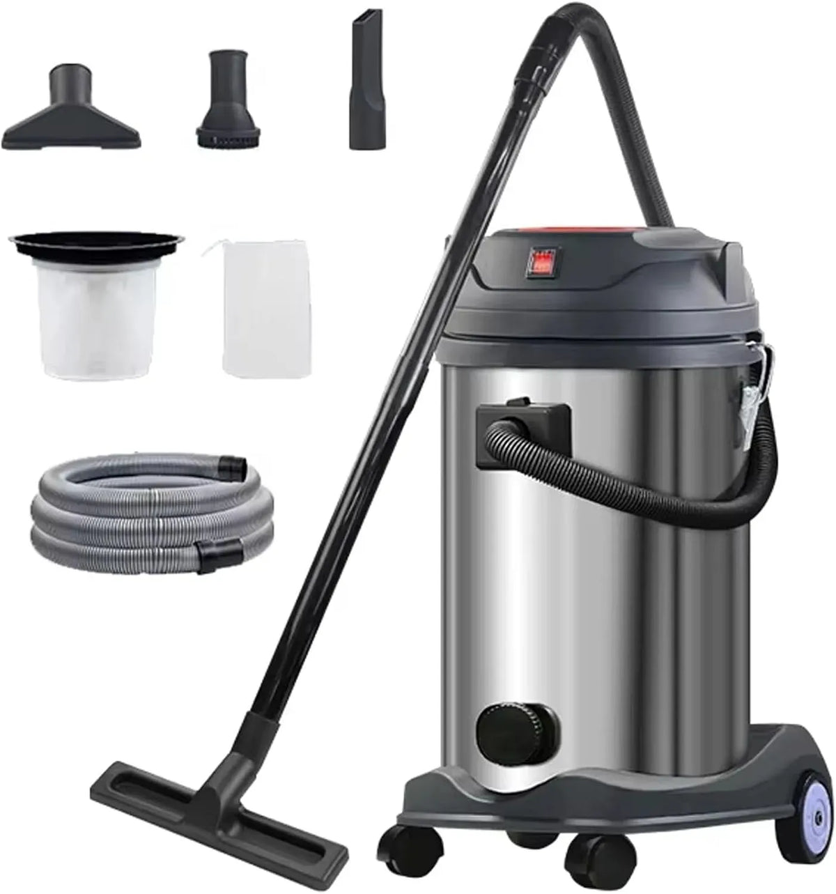 Aspirapolvere 1500W/1960W, 1500 W, 1960 W, industriale, aspirazione 20 kPa per la Pulizia di laghetti e Piscine