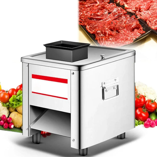 Affettatrice, affettatrice per alimenti, 2.5 mm, professionale, acciaio inox, per Carne in Acciaio Inox