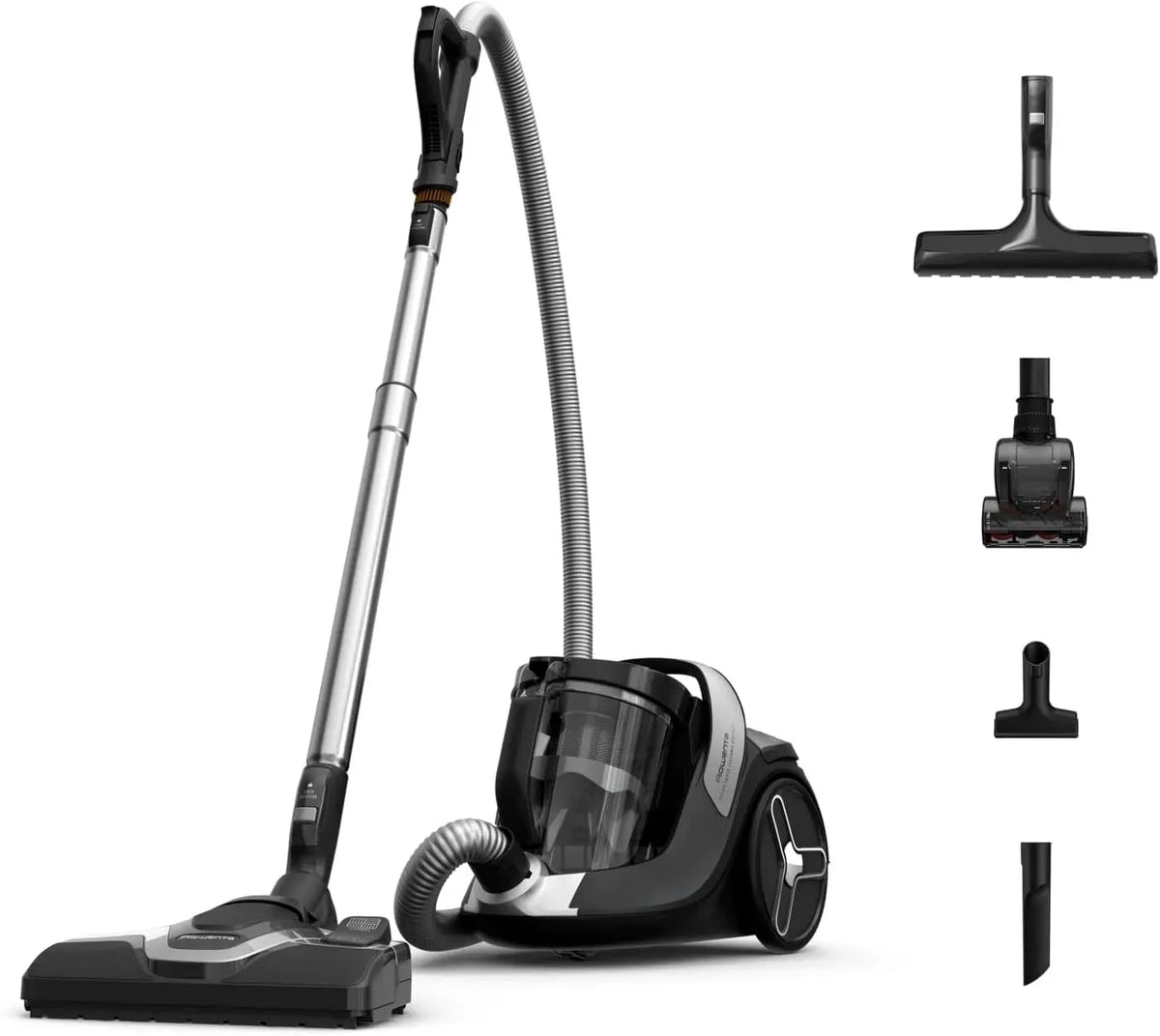 Rowenta RO7C66 Aspirapolvere, 2,5 L, silenzioso, 5 accessori, Capacità 2,5 L