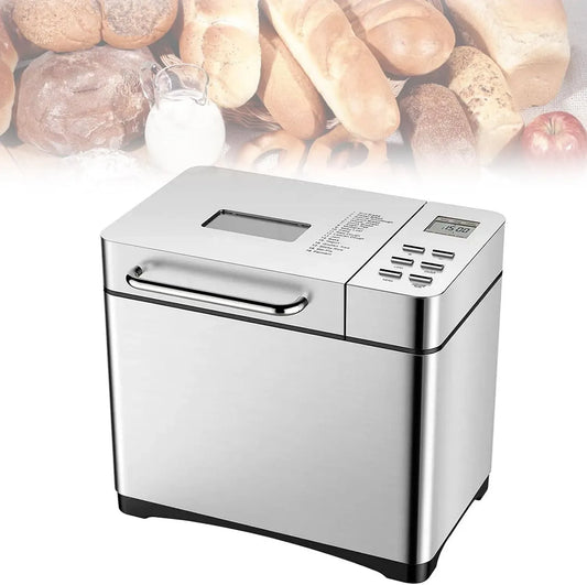 Macchina per il pane, 650 W, 17 programmi, panificatrice, timer, professionale, Timer da 15