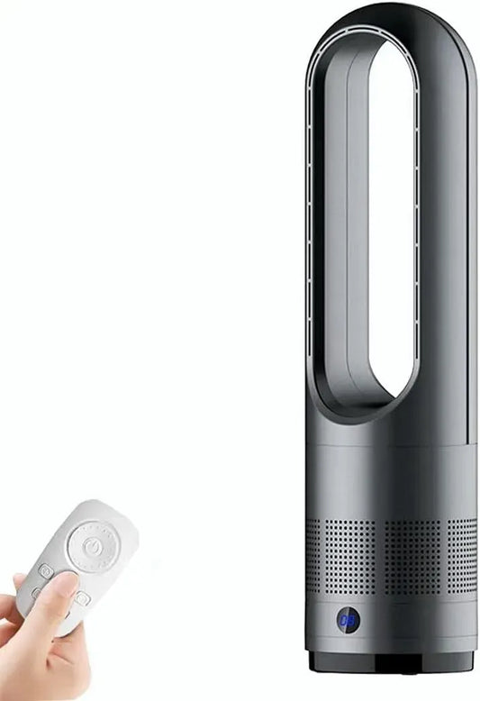 Ventilatore, touch, timer, display LCD, telecomando e controllo touch, oscillante a 80°, 8 velocità