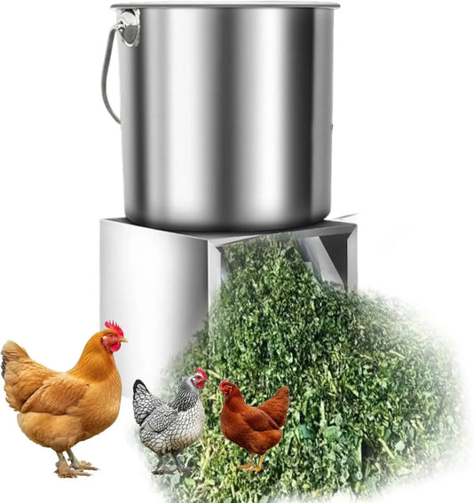 Robot da cucina, 1200 W, professionale, acciaio inox, 1450 Giri/Min， Preparazione Rapida Di Verdure E Cereali, Tritafieno/Erba 1200w