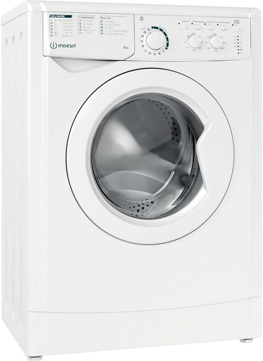 Lavatrice EWC 61051, 59,5cm, 61051 W, 6 kg, classe energetica E, libera installazione, Centrifuga 1000 Giri Al Minuto, Altezza 85,0cm, 59,5 cm