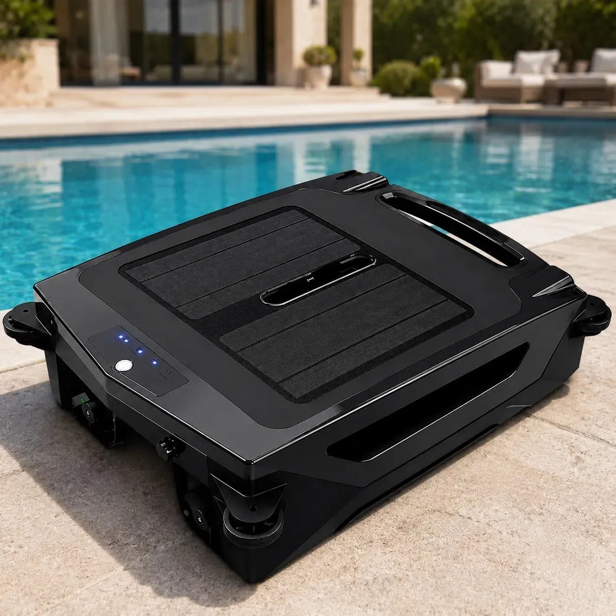 robot pulitore per piscina, superfici