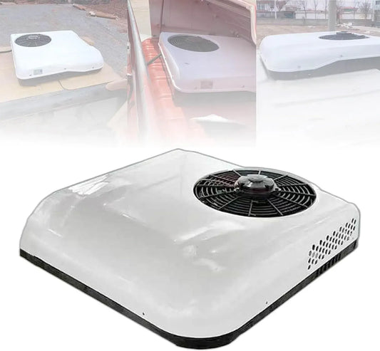 Condizionatore White-24V, 24 V, bianco, climatizzatore, Climatizzatore Elettrico Integrato per Camper