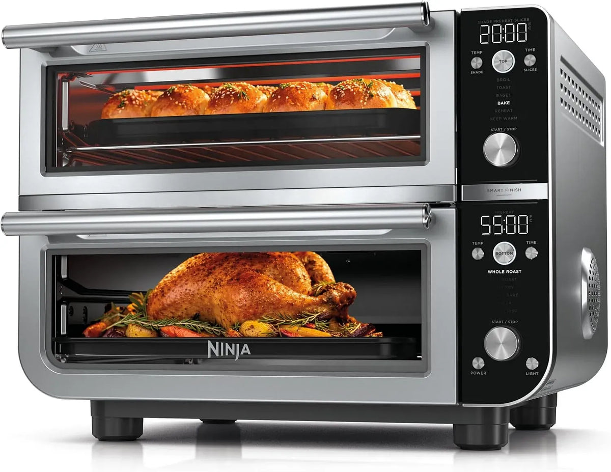 Ninja Forno elettrico, forno da cucina, Double Oven Pro Smart XL