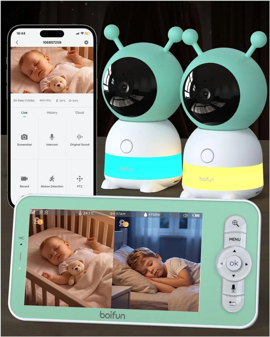 Monitor, BOIFUN, Wi-Fi, 2 zone di temperatura